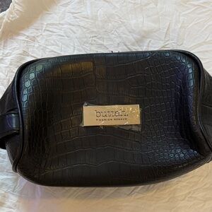 🆕 Buttah Leather Makeup Bag Black